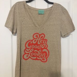 Distressed Judith March Graphic Tee. Super comfy!